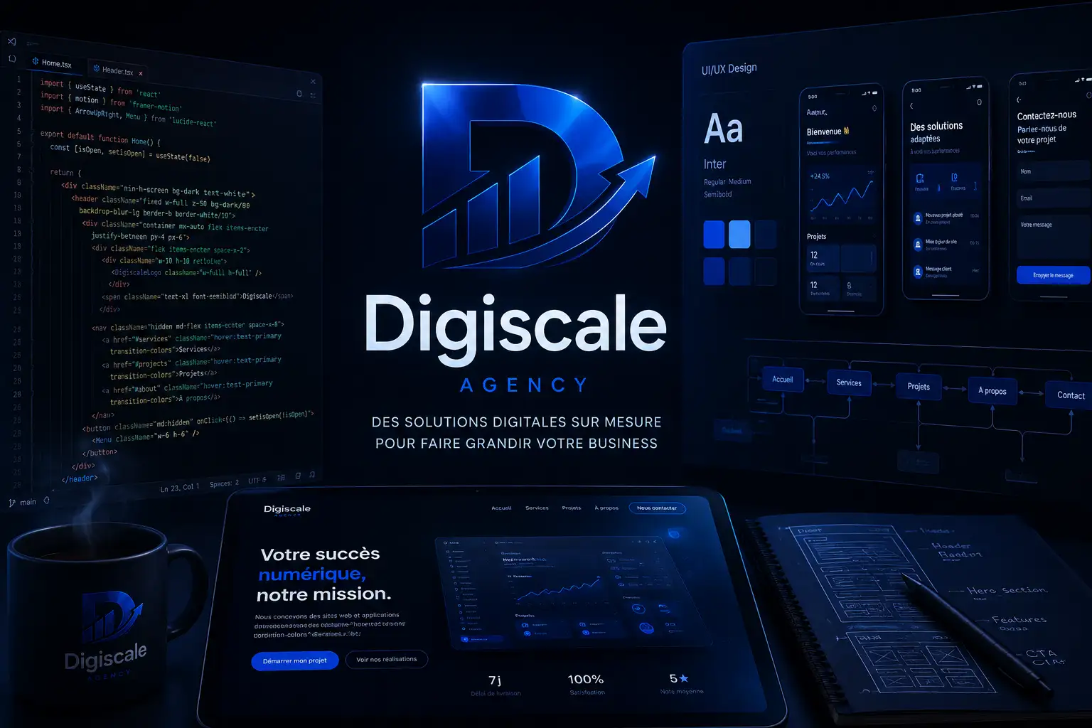 Équipe Digiscale au travail